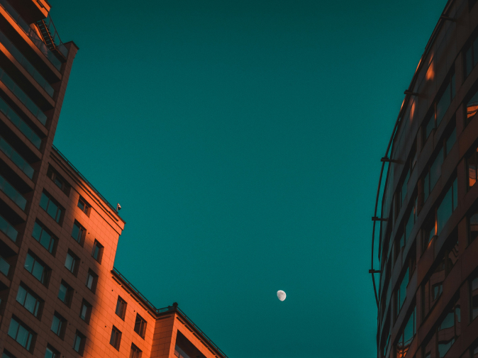 Teal background